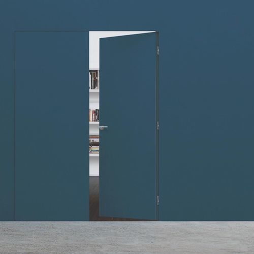 Tür für Innenbereich - SYNTESIS® LINE  - ECLISSE - Holzfurnier / Glas / einflügelig