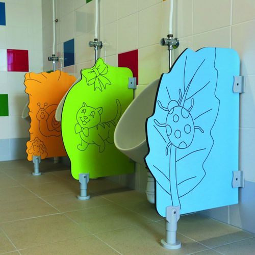Urinaltrennwand für Kindergarten - SANITEC - PAREO