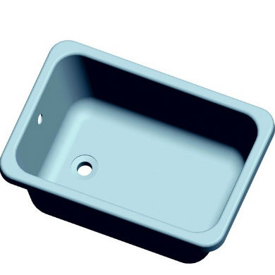 Badewanne zur beruflichen Nutzung - 32.001.20351 - SANITEC - PAREO - Harz / Glasfaser / modern