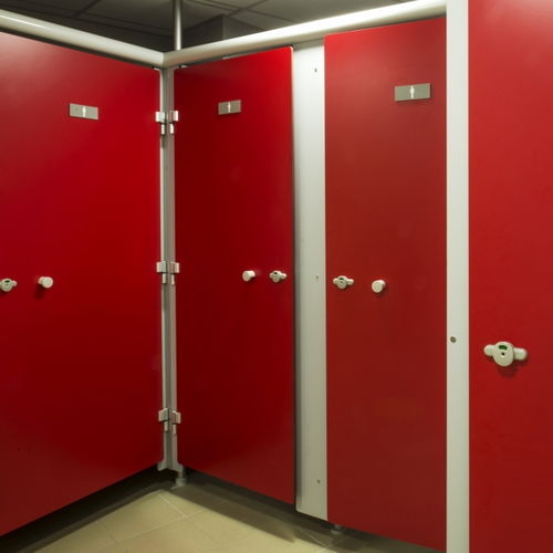 Abnehmbare Trennwand - CLOISODOUCHE 10 MM - SANITEC - PAREO - Laminat / sanitär