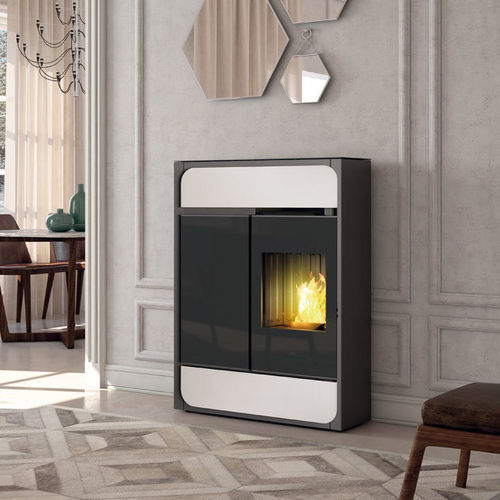 Pelletkaminofen - BILD UP - EDILKAMIN - 5 kW...10 kW / freistehend / modern