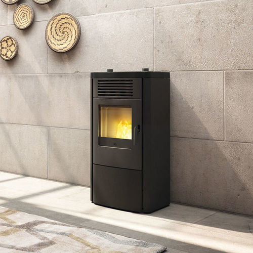 Pelletkaminofen - KLIK - EDILKAMIN - 5 kW...10 kW / 0 - 5 kW / freistehend