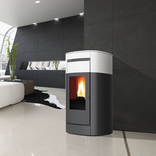 Pelletkaminofen - VYDA2 EVO - EDILKAMIN - 5 kW...10 kW / 0 - 5 kW / 10 kW...20 kW