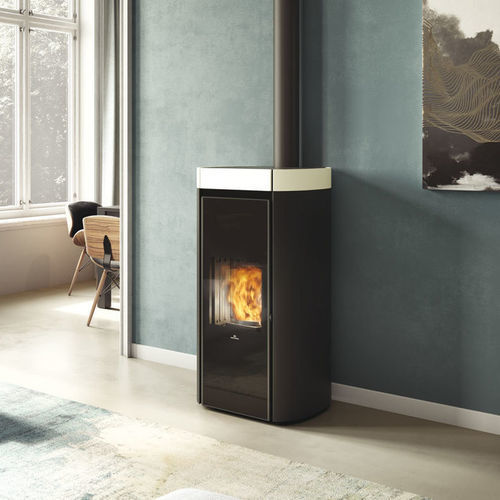 Pelletkaminofen - RADA AIR TIGHT C - EDILKAMIN - 5 kW...10 kW / 0 - 5 kW / 10 kW...20 kW