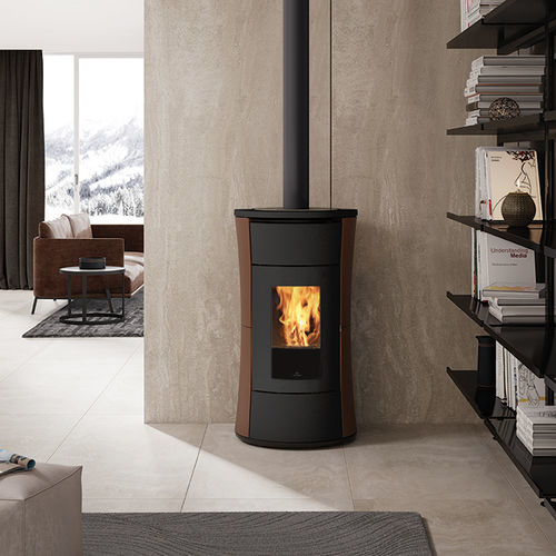Stahlkaminofen - CHERIE 9 EVO ATC - EDILKAMIN - Pellet / 5 kW...10 kW / 0 - 5 kW