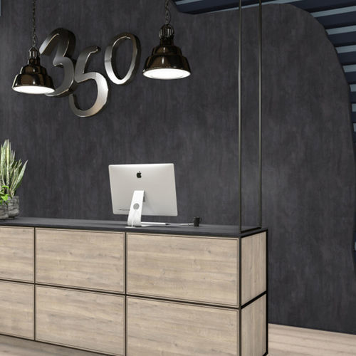 Dekorplatte für Wand - F628 ST16 - EGGER - für Innenausbau / hochwiderstandsfähig / Metall