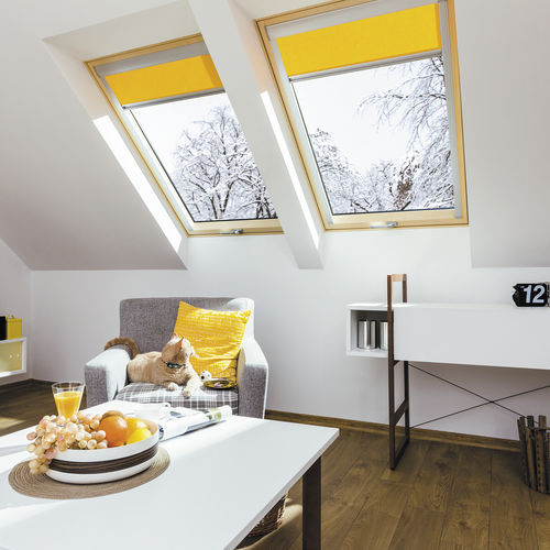 Holz-Dachfenster - FTT U6,FTT U8 THERMO & FTT R3 - FAKRO - Schwing / mit Dreifachverglasung / mit Vierfachverglasung