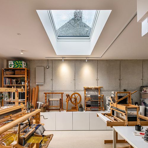 Oberlicht für Dachterrasse - DMG P2 - FAKRO - für Lüftung / wasserdicht / luftdicht