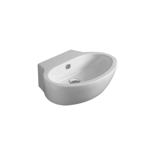 Wand-Waschbecken - LFT 24 - SIMAS ACQUA SPACE - Keramik / mit integriertem Handtuchhalter / Mischbatterie
