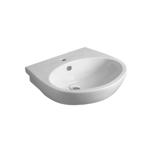 Bodenstehendes Waschbecken - LFT 05 - SIMAS ACQUA SPACE - Keramik / Mischbatterie / oval