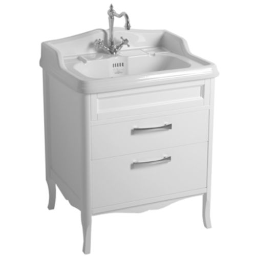 Freistehender Waschtisch-Unterschrank - ARM1 - SIMAS ACQUA SPACE - Nussbaum / modern / ohne Tür