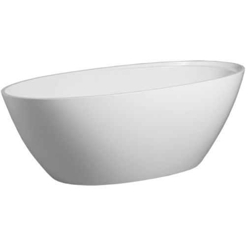 Ovale Badewanne - BO V1 - SIMAS ACQUA SPACE - freistehend / für Wohnungen / CrystalTech®