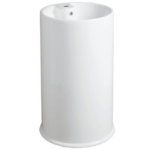 Bodenstehendes Waschbecken - GTE - SIMAS ACQUA SPACE - Keramik / Mischbatterie / rund