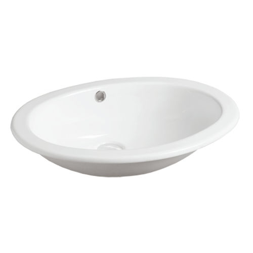 Einbauwaschbecken - S 50P - SIMAS ACQUA SPACE - Keramik / oval / ohne Öffnung
