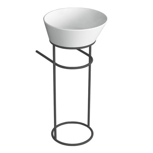 Waschbecken-Unterbau / Metall - WASA 01 - SIMAS ACQUA SPACE