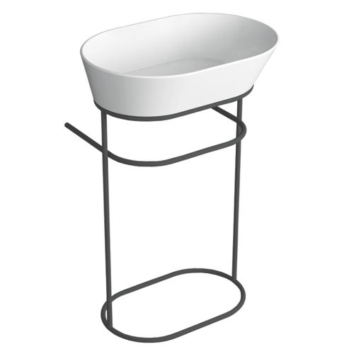 Waschbecken-Unterbau / Metall - WASA 02 - SIMAS ACQUA SPACE