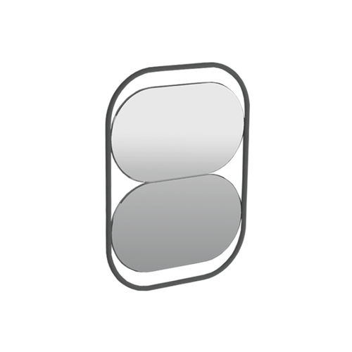 Wandmontierter Spiegel für Badezimmer - WAS 02 - SIMAS ACQUA SPACE - modern / oval / Metall