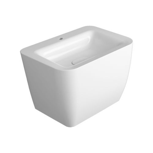 Wand-Waschbecken - HE 11 - SIMAS ACQUA SPACE - Keramik / rechteckig / 1-Loch