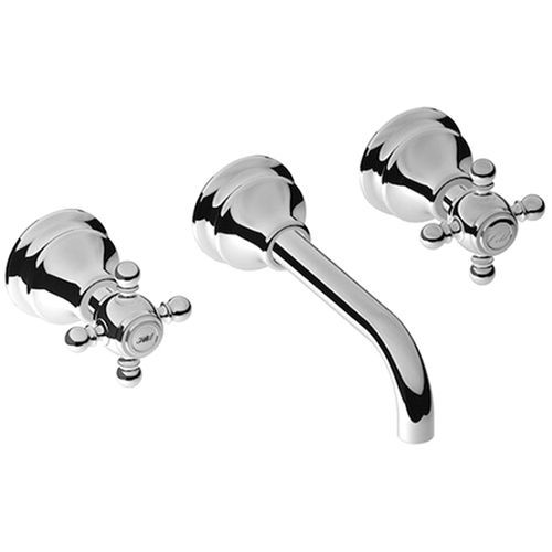 Einhebelmischer für Waschtisch - VIBLI - SIMAS ACQUA SPACE - wandmontiert / aus verchromtem Metall / für Badezimmer