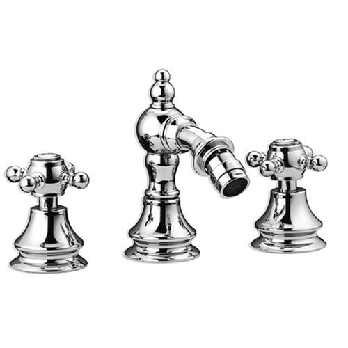 Bidet-Einhebelmischer - VIBB - SIMAS ACQUA SPACE - Aufsatz / aus verchromtem Metall / für Badezimmer