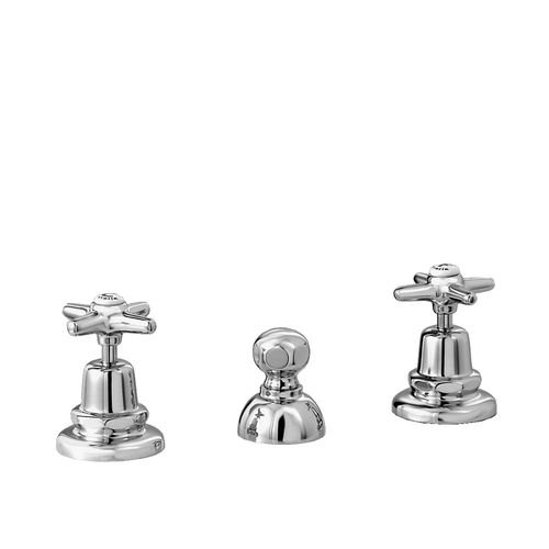 Bidet-Zweigriffmischer - 3600 - RUBINETTERIE STELLA - Aufsatz / verchromter Messing / für Badezimmer