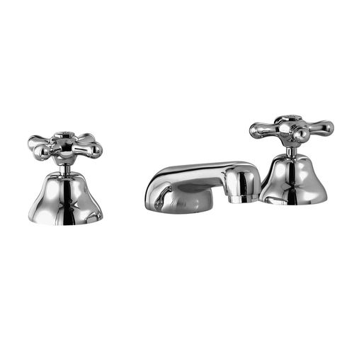 Zweigriffmischer für Waschtisch - 3222 - RUBINETTERIE STELLA - Aufsatz / aus verchromtem Metall / Bronze