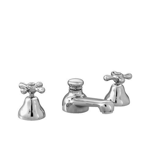 Zweigriffmischer für Duschen - 3256 - RUBINETTERIE STELLA - für Badewanne / Aufsatz / aus verchromtem Metall