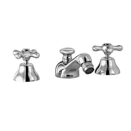 Bidet-Zweigriffmischer - 3601 - RUBINETTERIE STELLA - Aufsatz / aus verchromtem Metall / Bronze