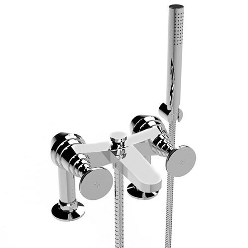 Zweigriffmischer für Duschen - 3267RG304 - RUBINETTERIE STELLA - für Badewanne / Aufsatz / wandmontiert