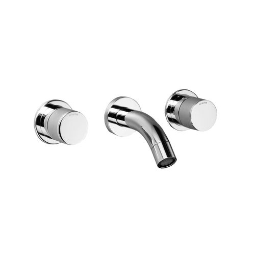 Zweigriffmischer für Badewanne - 3250 - RUBINETTERIE STELLA - wandmontiert / aus verchromtem Metall / Bronze