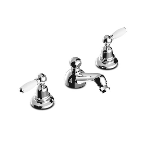 Bidet-Zweigriffmischer - 3601 - RUBINETTERIE STELLA - Aufsatz / aus verchromtem Metall / für Badezimmer