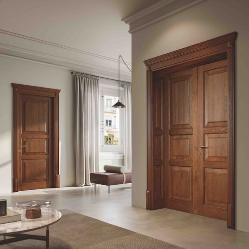 Tür für Innenbereich - 110eLode 3B Antique Chestnut Oak - GAROFOLI - Holz / einflügelig / klassisch