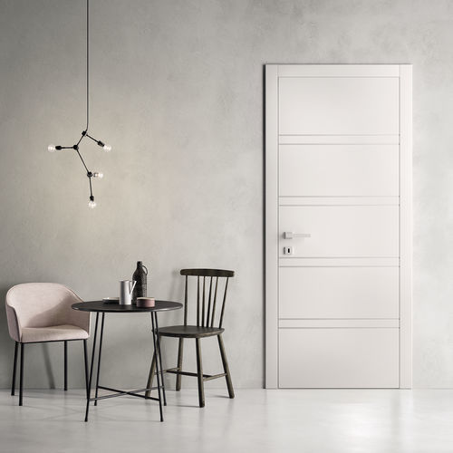 Tür für Innenbereich - 8R - GAROFOLI - Holz / einflügelig / modern