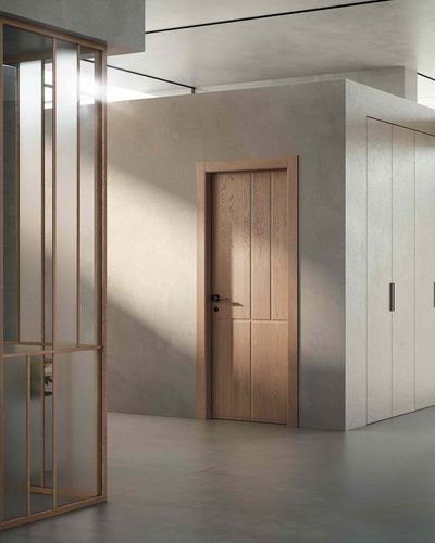 Tür für Innenbereich - Noema 6Q - GAROFOLI - Holz / einflügelig / modern