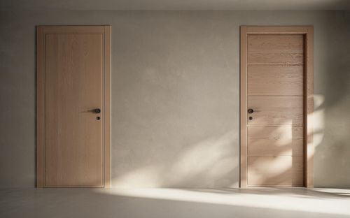 Tür für Innenbereich - Niscia1L + Nichia5P - GAROFOLI - Holz / einflügelig / modern