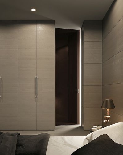 Tür für Einbauschrank / für Innenbereich - GAROFOLI - Holz / einflügelig / ohne Verglasung