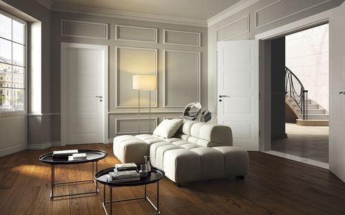 Tür für Innenbereich - REI: mod. GDESIGN REI 60 - GAROFOLI - Holz / einflügelig / ohne Verglasung
