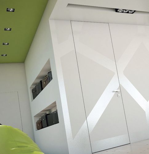 Tür für Innenbereich - FILOMURO tinteggiabile a soffitto - GAROFOLI - Holz / einflügelig / ohne Verglasung