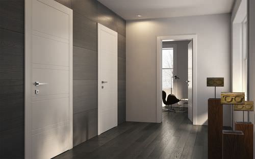 Tür für Innenbereich - Miraquadra: Mod. 8R - GAROFOLI - Holz / einflügelig / ohne Verglasung