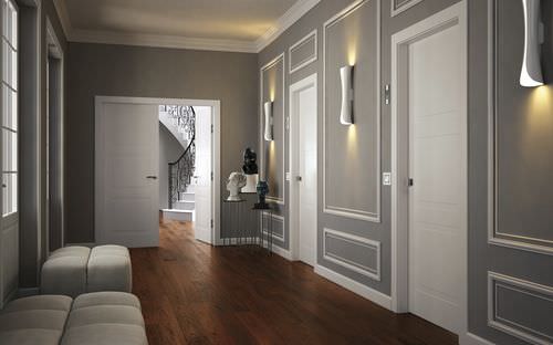 Tür für Innenbereich - Gdesigner: Mod. REI 60 bianco - GAROFOLI - Holz / einflügelig / ohne Verglasung
