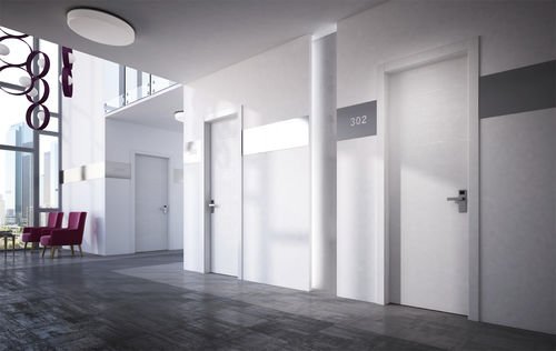 Tür für Innenbereich - Stilia REI 30 laccato bianco - GAROFOLI - Holz / einflügelig / ohne Verglasung
