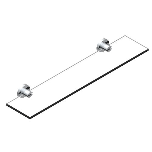 Wandmontiertes Regal - ZOOM.5 - THG Paris - modern / aus verchromtem Metall / Glas