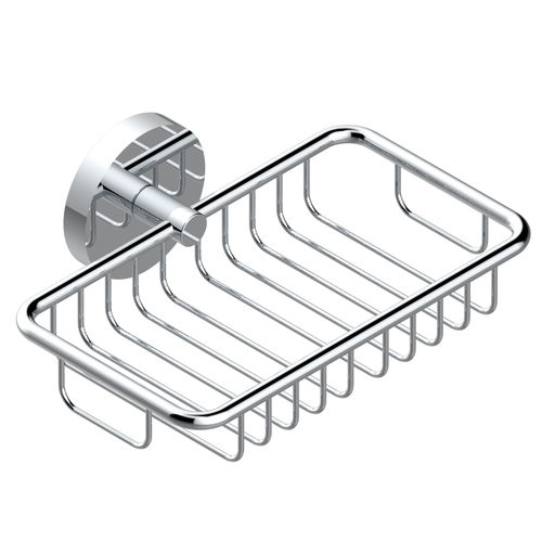 Wandmontierter Seifenhalter - ZOOM.7 - THG Paris - aus verchromtem Metall / satiniert / poliert
