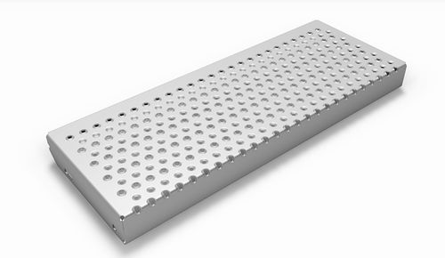 Stufe / galvanisiertem Stahl - ECO - GRAEPEL - rutschfest