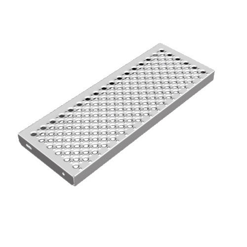 Gitterrost / galvanisiertem Stahl - SPECIAL 4-18 - GRAEPEL - für Übergang / für Treppenstufen / für Fassade