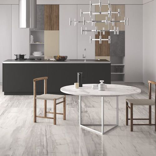 Feinsteinzeugfliesen - EMINENT WOOD MAXIMUM : EMINENT GREY - Fiandre - Hochglanz / für den Innenraum / für Fußboden