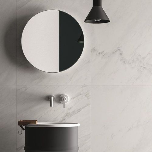 Feinsteinzeugfliesen - MARBLE LAB : PREMIUM WHITE - Fiandre - poliert / für den Innenraum / Wand