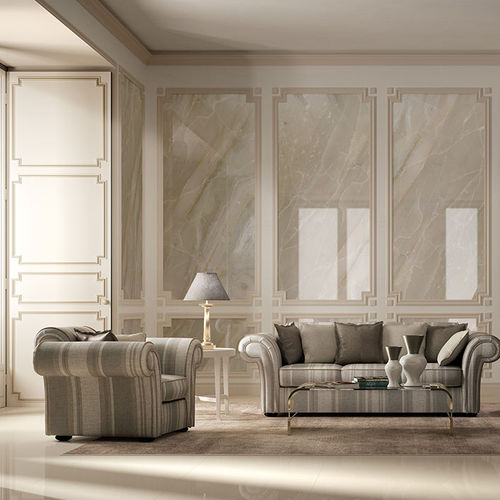 Feinsteinzeugfliesen - PRECIOUS STONES : BRECCIA BEIGE - Fiandre - für den Innenraum / Wand / rechteckig