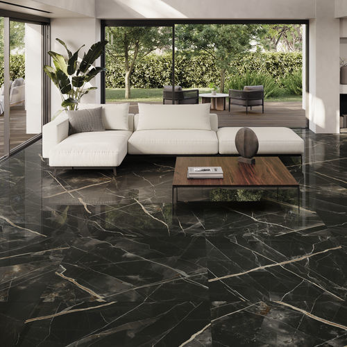 Fliesen für den Innenraum - CALACATA BLACK - GRESPANIA CERAMICA - für Außenbereich / für Wohnzimmer / für Küche