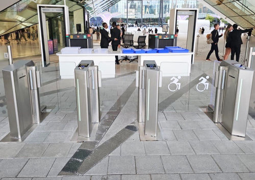 Speed Gate / für Zugangskontrolle - AFL COMPACT - GUNNEBO ENTRANCE CONTROL - Sicherheit / Aluminium